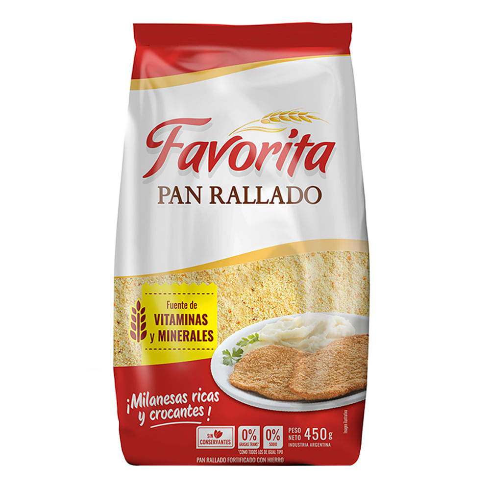 Pan Rallado Favorita 450 G