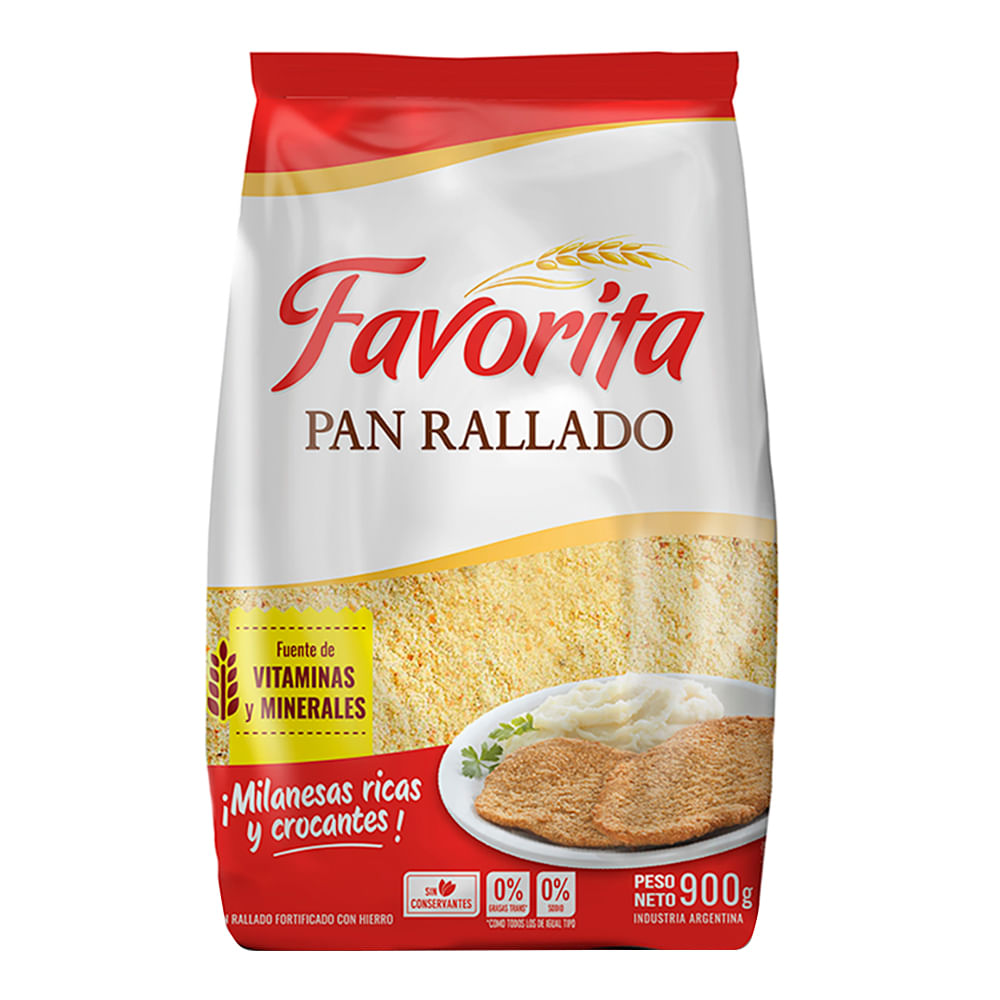 Pan Rallado Favorita 900 G