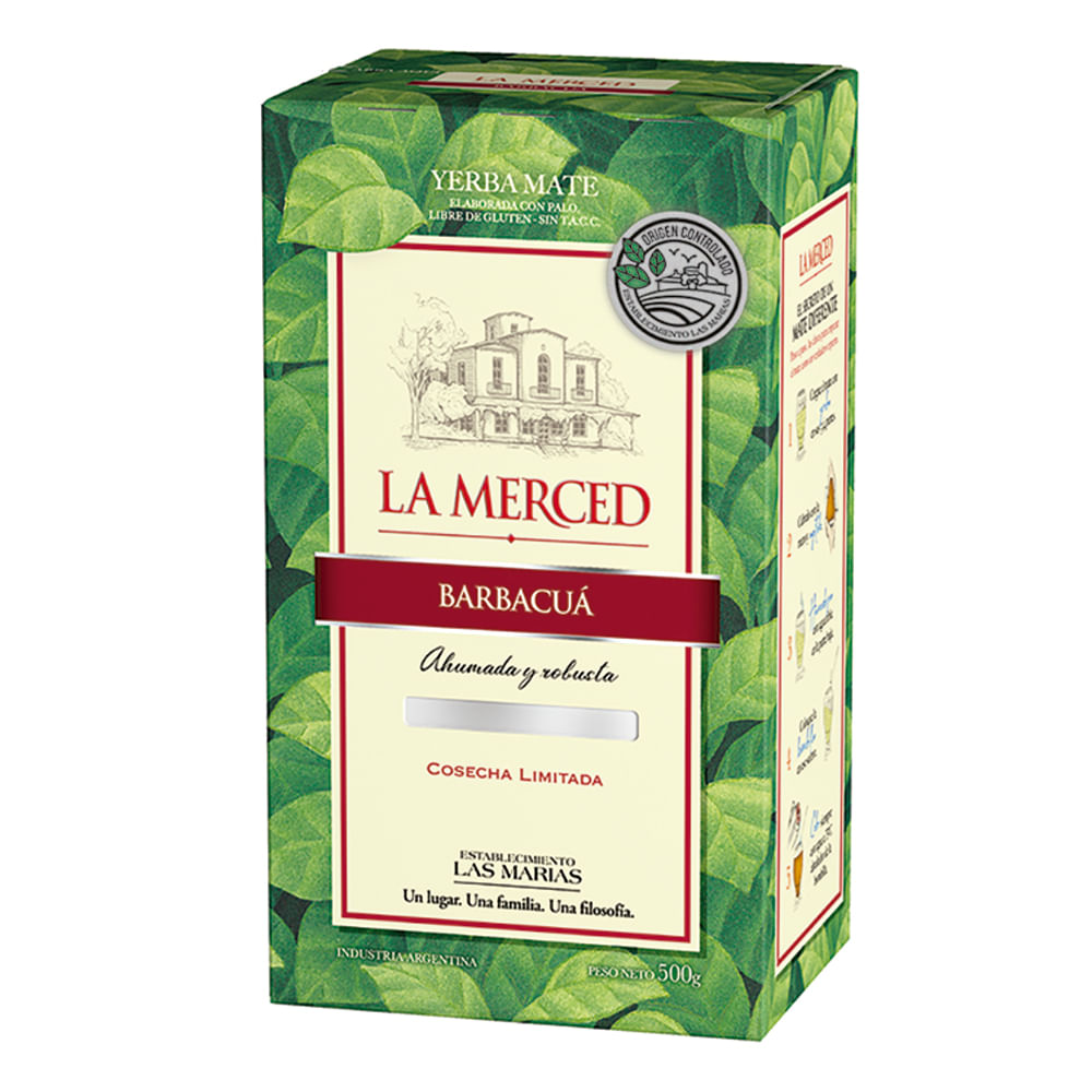Yerba Mate La Merced Barbacua 500 G