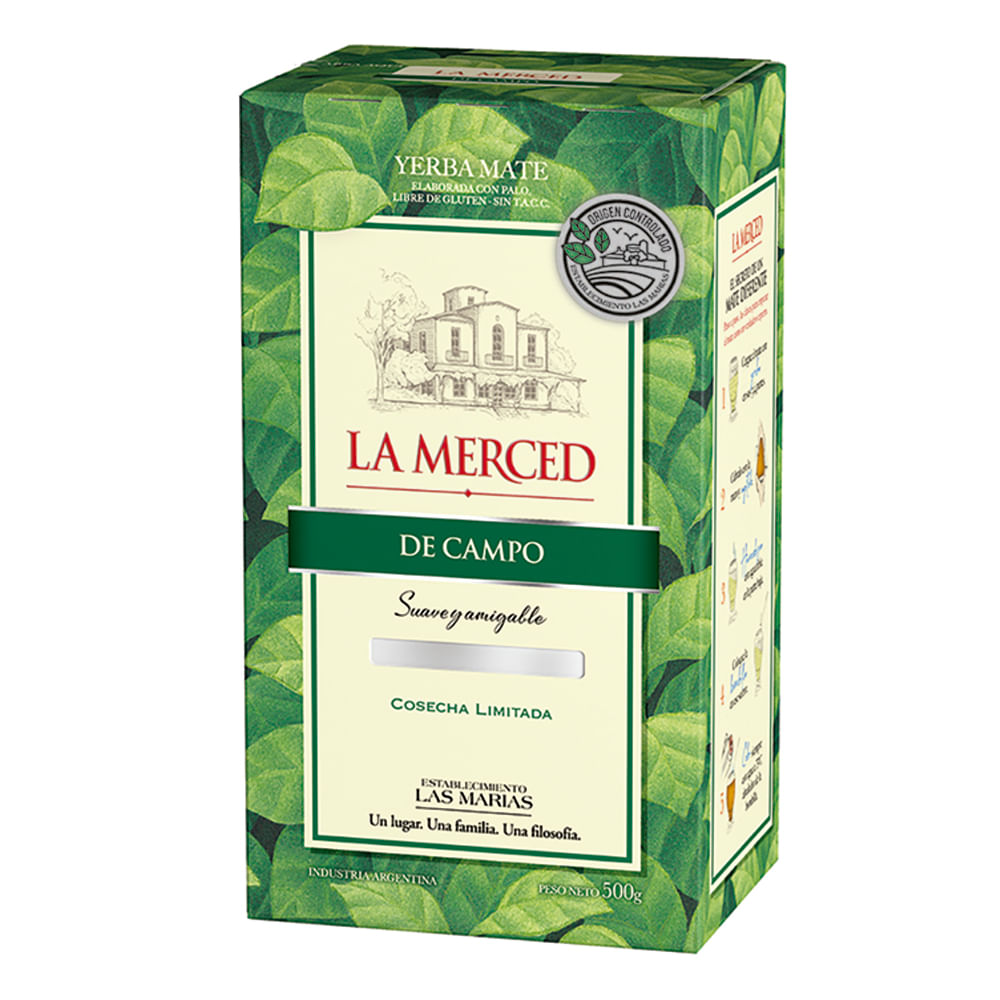 Yerba Mate La Merced De Campo 500 G