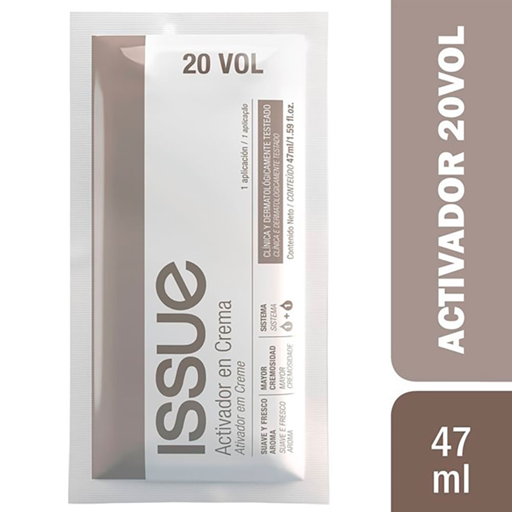Activador En Crema Issue Sachet X 47ml- 20 Volumenes