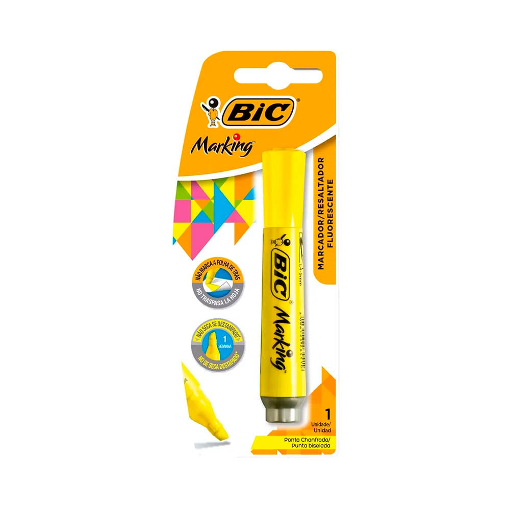Resaltador Bic Marking Amarillo