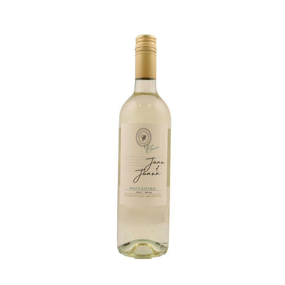 Vino Blanco Juan De Juana Dulce Natural 750 Ml