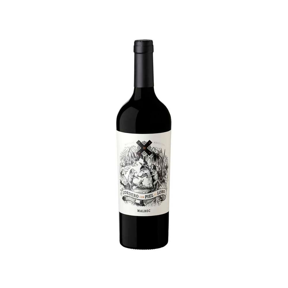 Vino Tinto Cordero Con Piel De Lobo Malbec 750 Ml