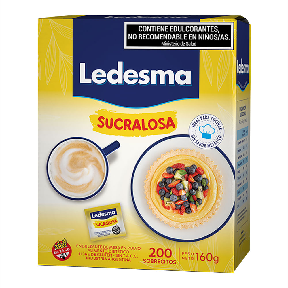 Edulcorante Sucralosa Ledesma 160 G 200u