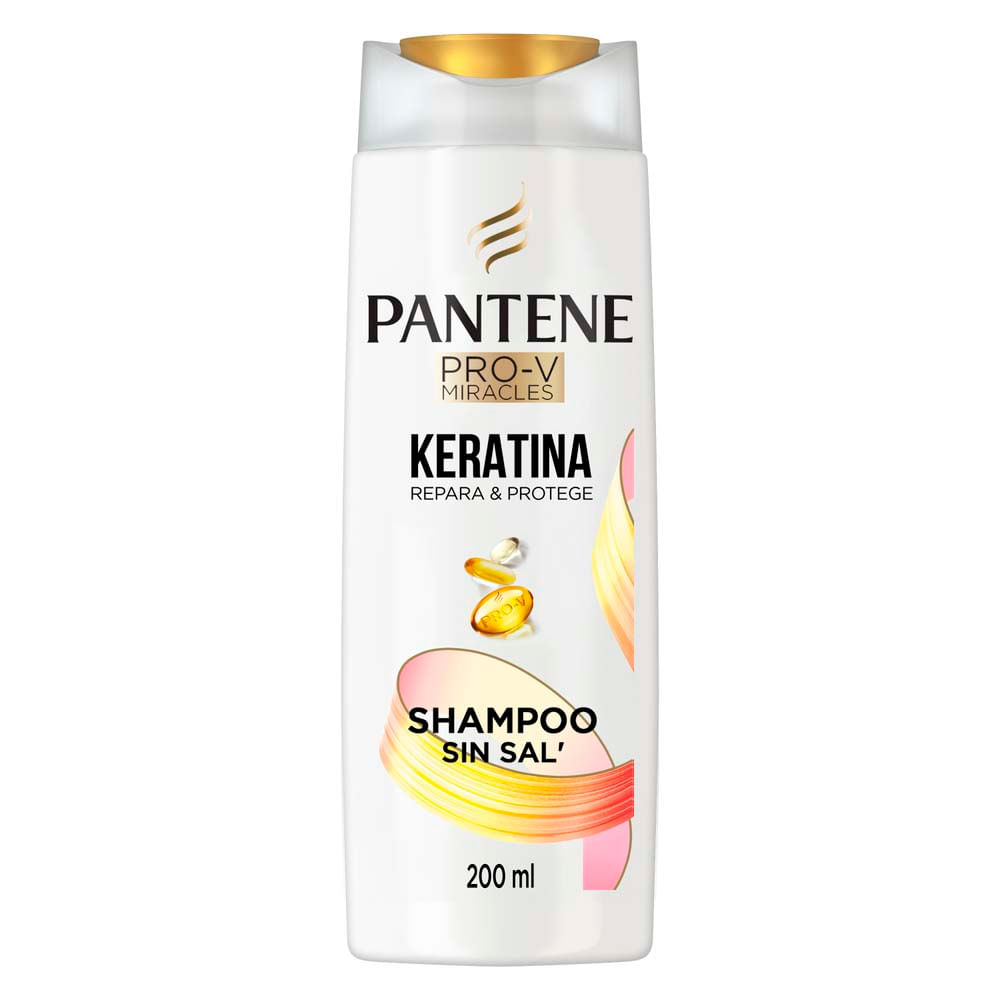Shampoo Pantene Con Keratina 200 Cc.