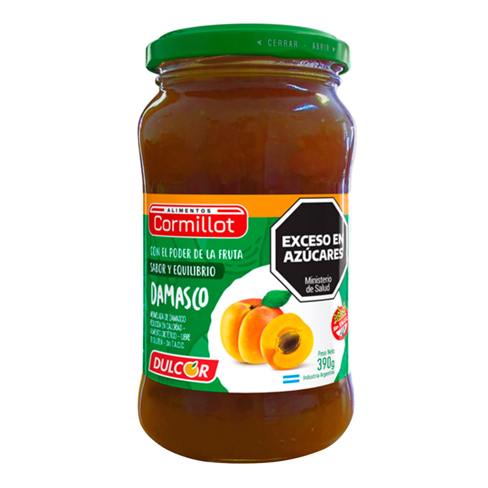 Mermelada Cormillot Damasco Light 390 Gr