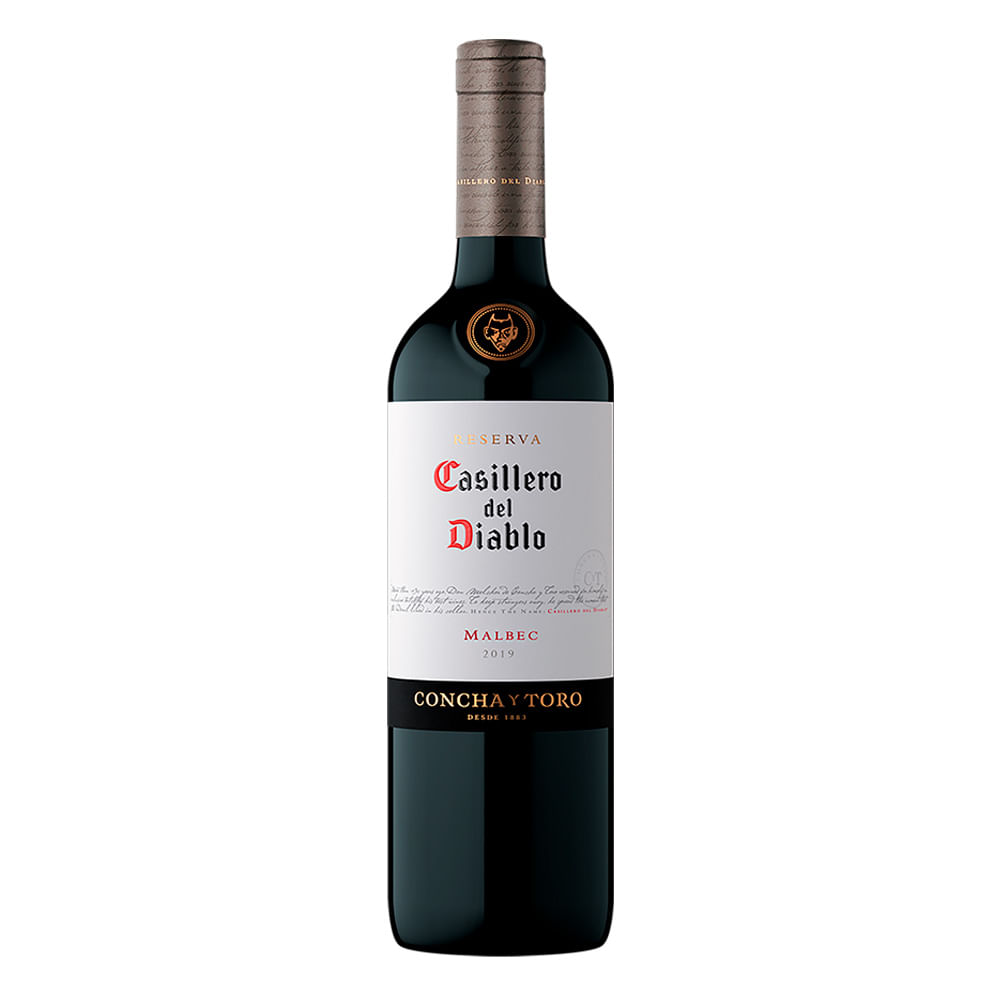 Vino Fino Malbec Casillero Del Diablo 750ml