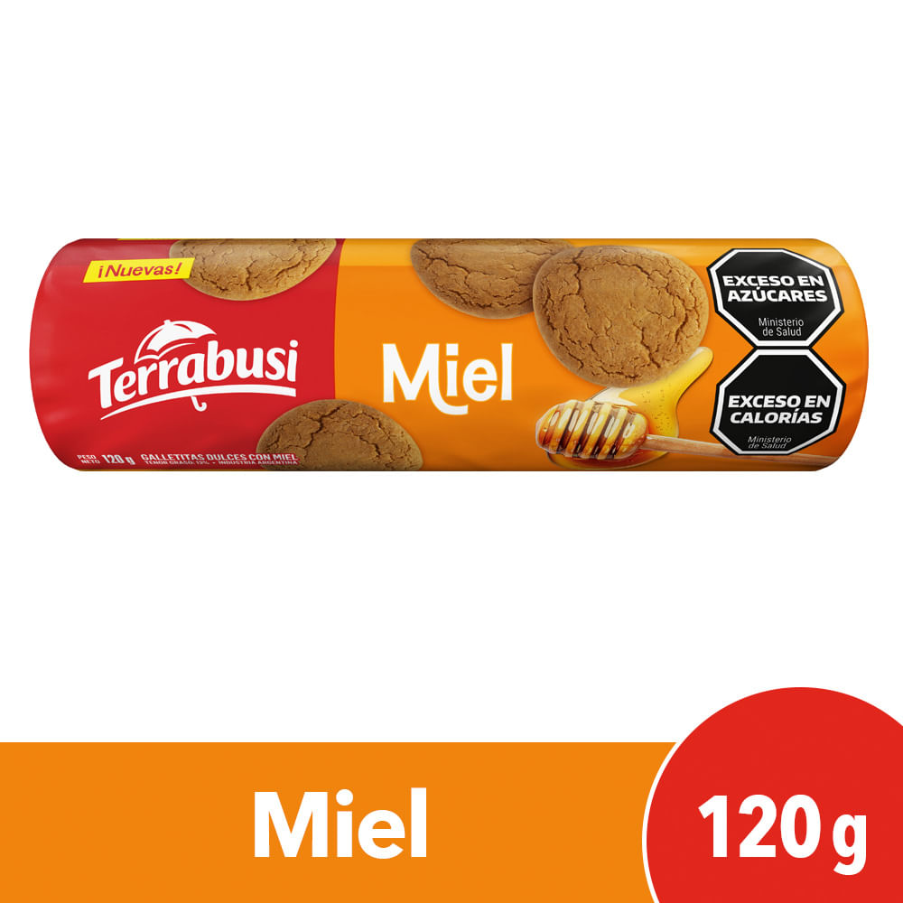 GALLETA TERRABUSI MIEL PQ X 120G