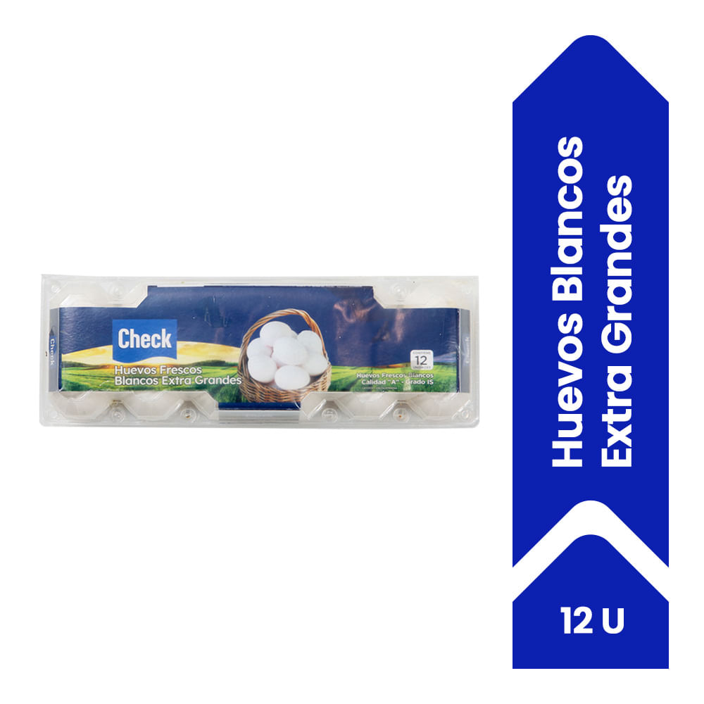 Huevos Blancos Check 12 U