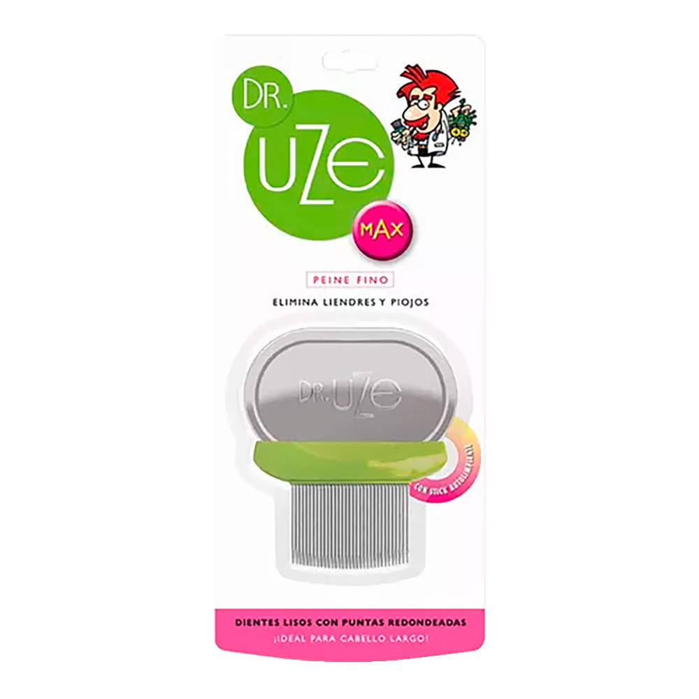 Peine Fino Uze Max Acero Inoxidable