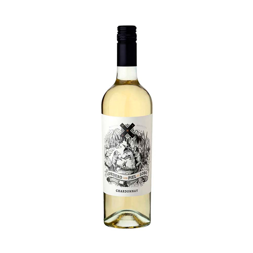 Vino Blanco Corderocon Piel De Lobo Chardonnay 750 Ml