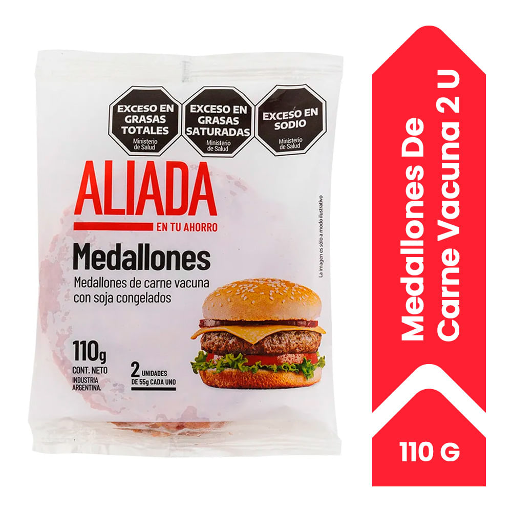 Medallones De Carne Aliada 2 U 110 G