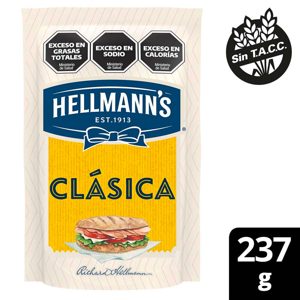 Mayonesa Hellmann's d/p 237 gr
