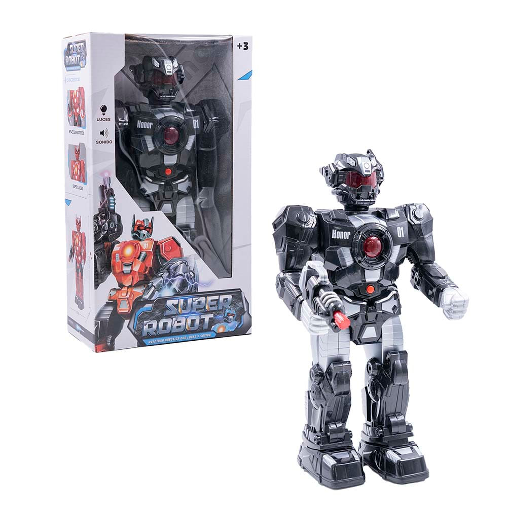 Robot Sebigus Con Movimiento Luz Y Sonido 30cm