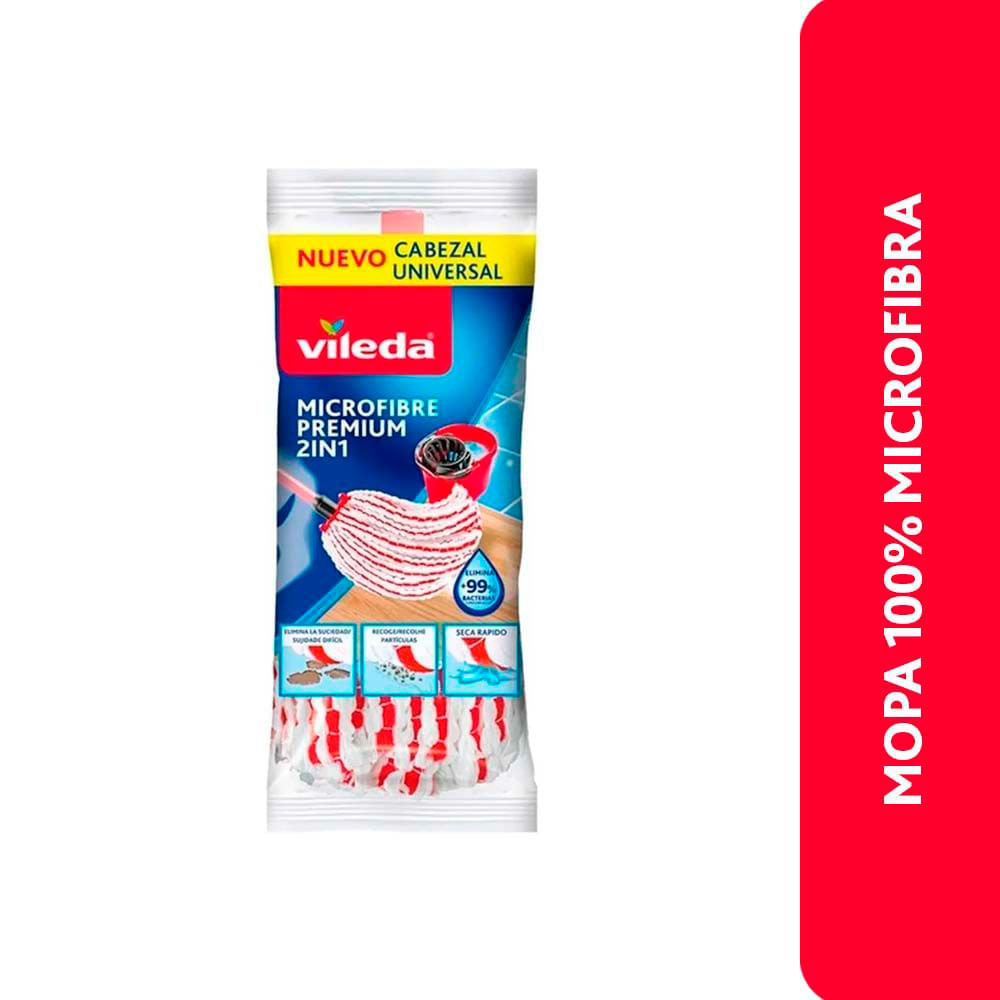 Mopa De Microfibra Vileda Premium 2 En 1