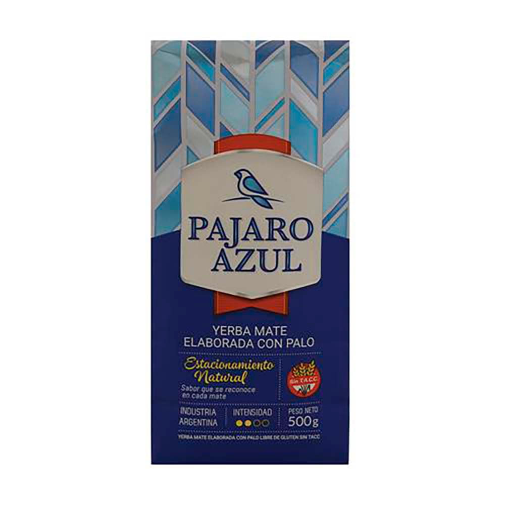Yerba Pájaro Azul Con Palo 500 G