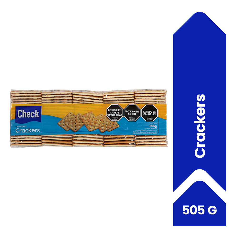 Galletitas De Agua Check Pentapack 505g
