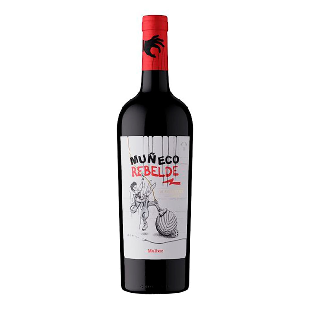 Vino Muñ. Rebel Malbec 750 cc
