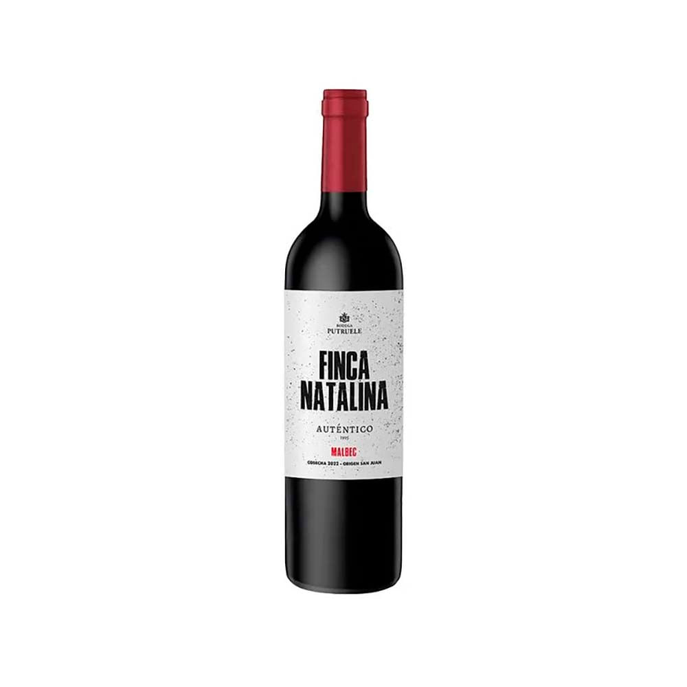 Vino Tinto Finca Natalina Auténtico Malbec 750 Ml