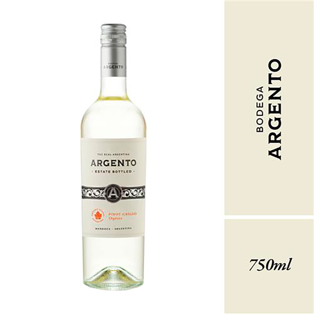 Vino Blanco Argento Pinot Grigio Orgánico 750 Ml