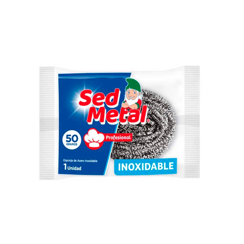 Esponja Sed Metal Inoxidable  1 U