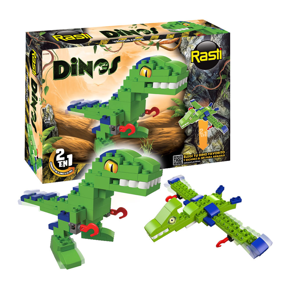Bloques Rasti Dinos 2 En 1