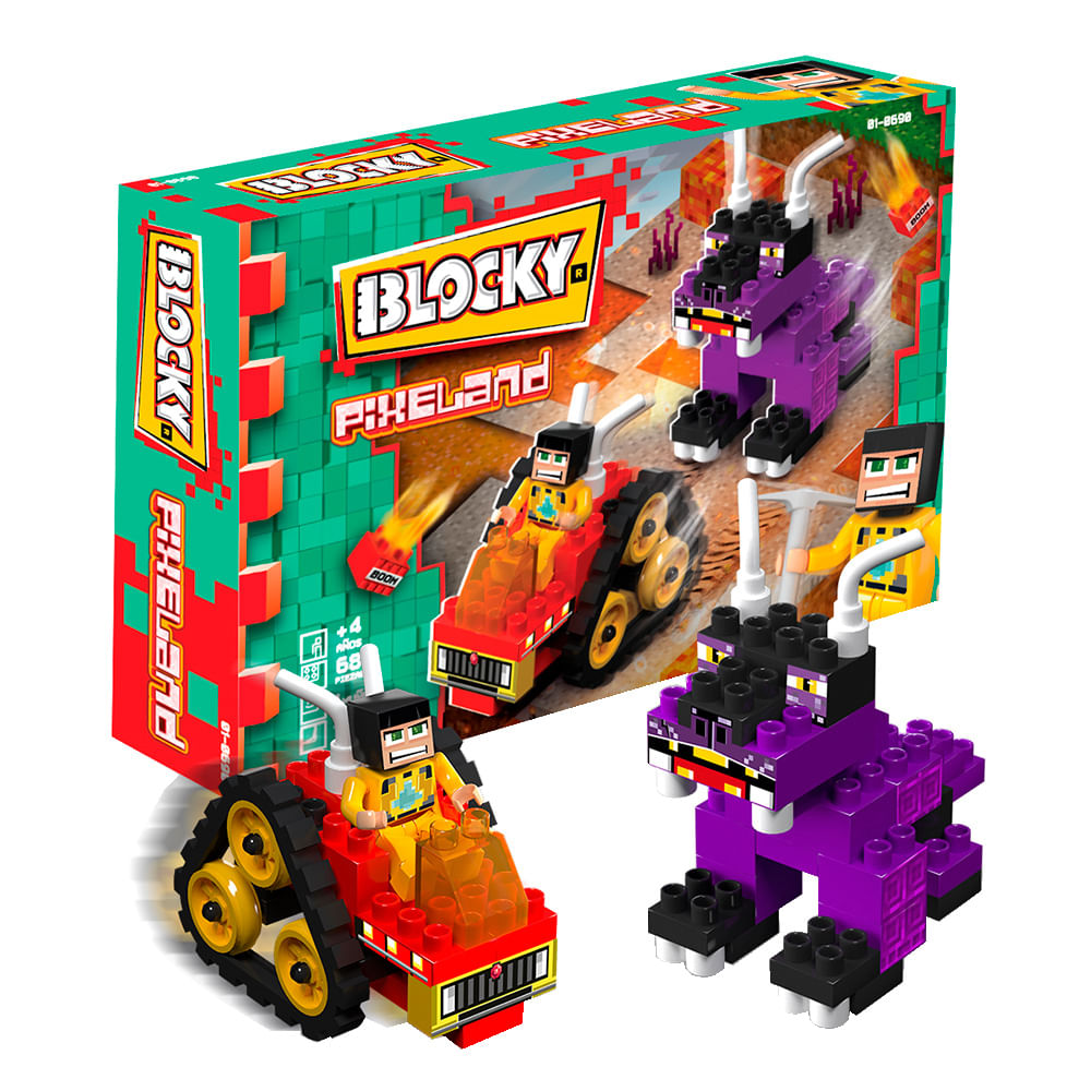 Blocky Pixeland 68 Piezas