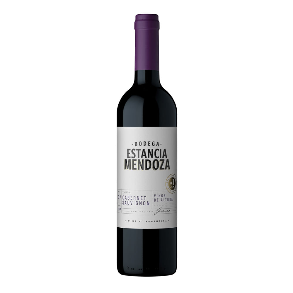 Vino tinto Cabernet Sauvignon Estancia Mendoza 750 ml