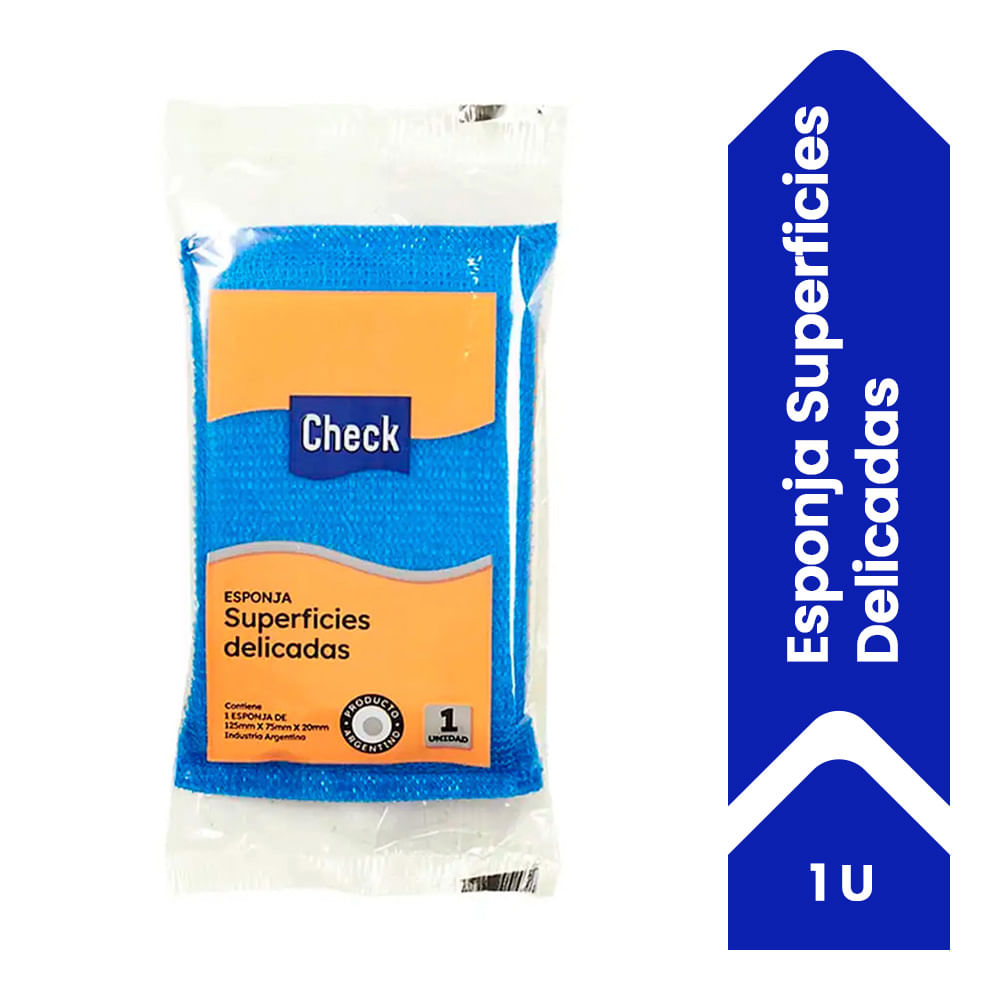 Esponja Multicolor Check 1 U