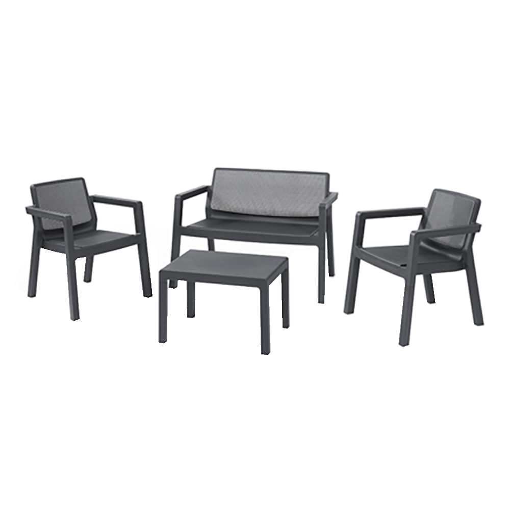 Set Living Exterior Emily Lounge 4 Piezas