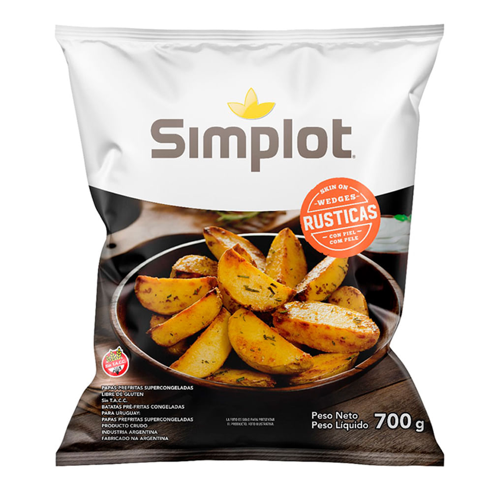 Papas Simplot Rústicas 700 G
