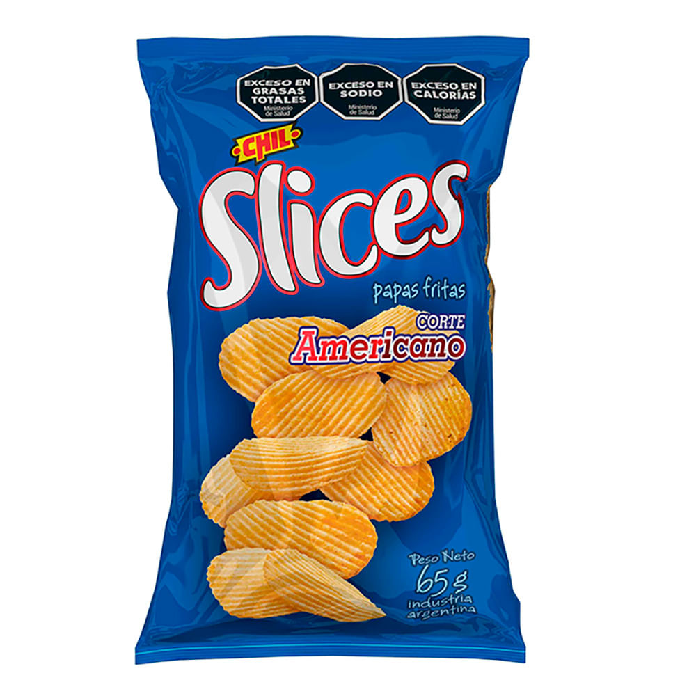 Papas Fritas Slices Corte Americano 65 G