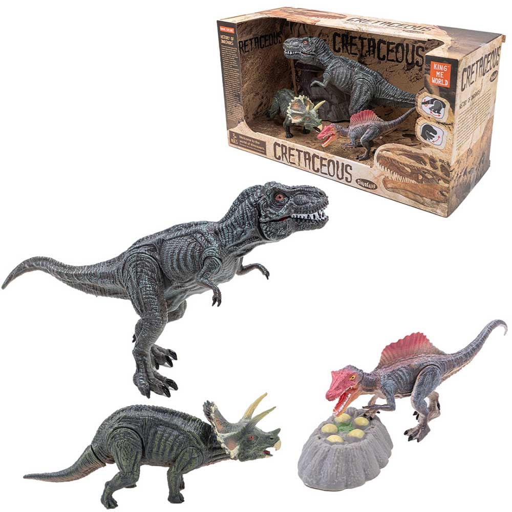 Set Dinosaurios X 3