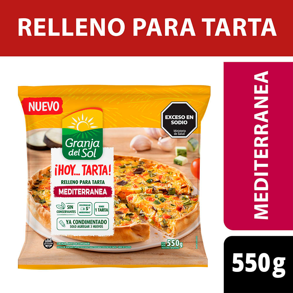 Relleno Para Tarta Granja Del Sol Mediterranea 500 G