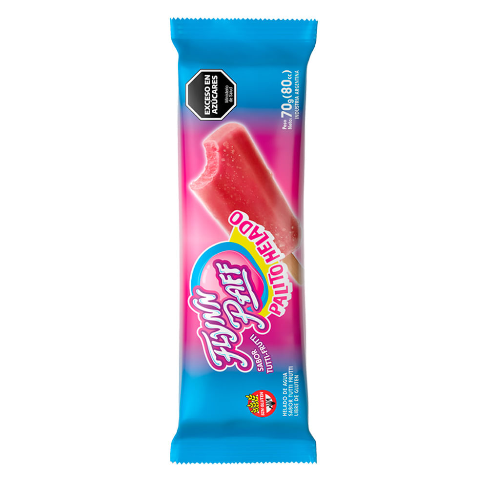 Helado De Palito Flynn Paff Sabor Tutti Frutti 70 G