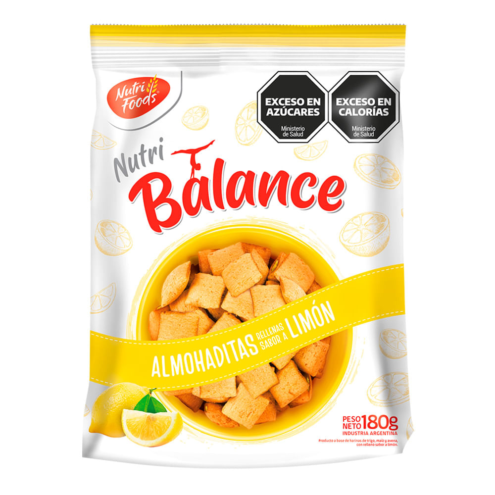 Almohaditas Nutrifoods Balance Limón 180 G