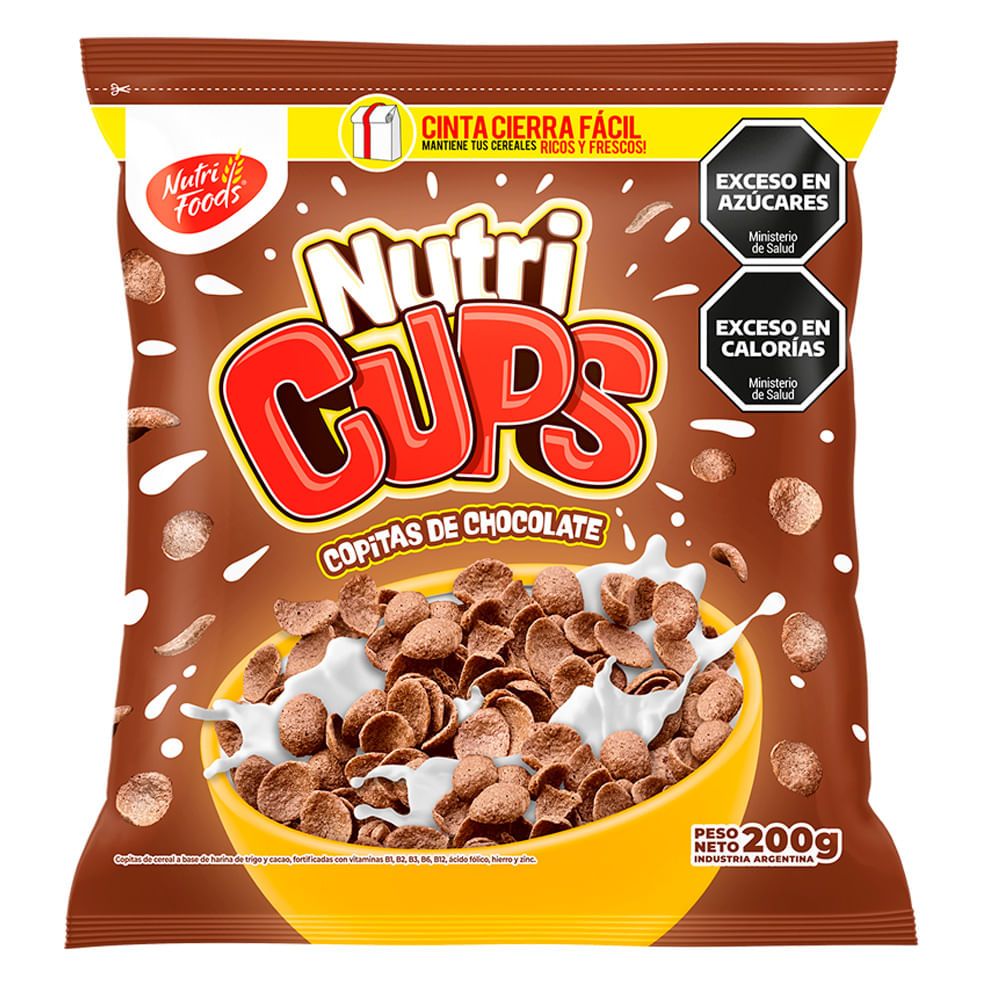 Copitas De Chocolate Nutrifoods Cups 200 G