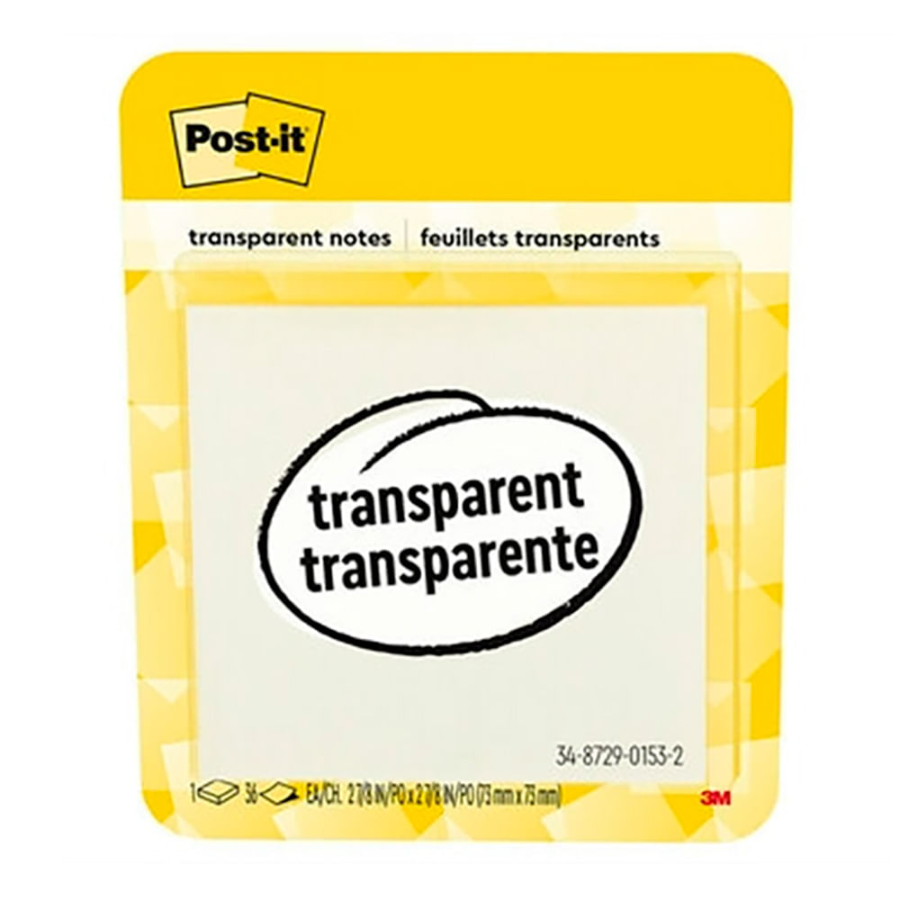 Notas Autoadhesivas Post It Transparentes