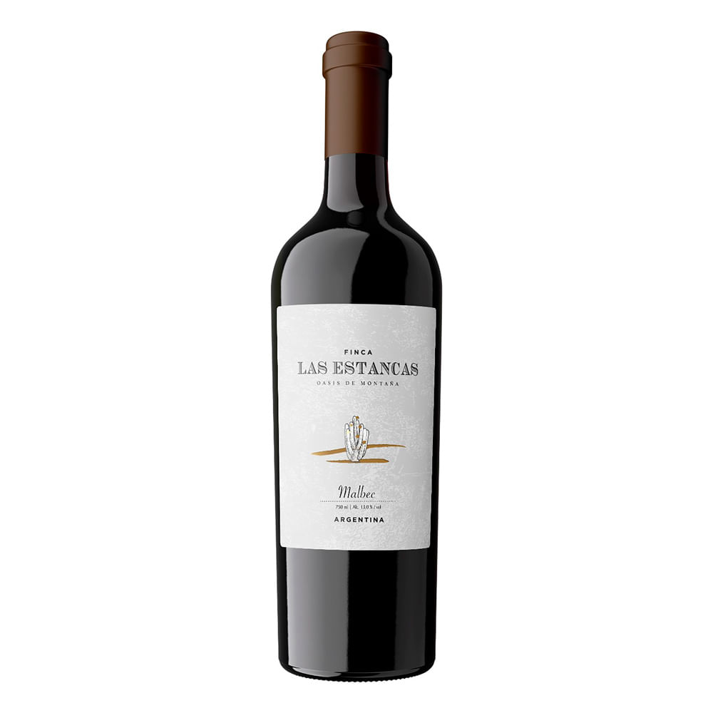 Vino Tinto Las Estancas Malbec 750 Ml