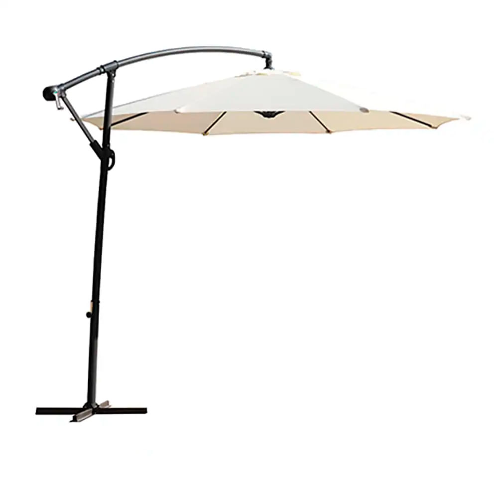 Sombrilla Con Brazo Colgante Natural