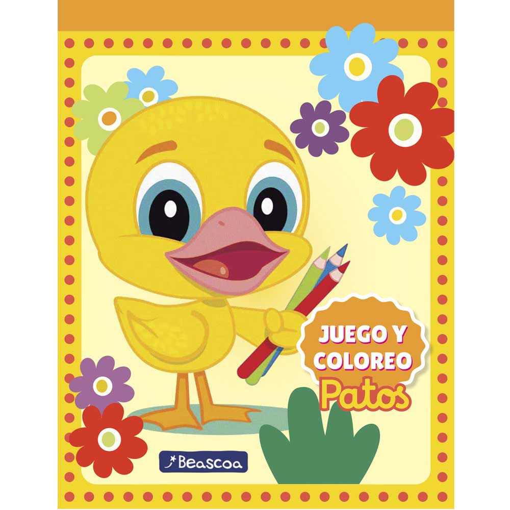 Libro Para Colorear Patos Editorial Beascoa
