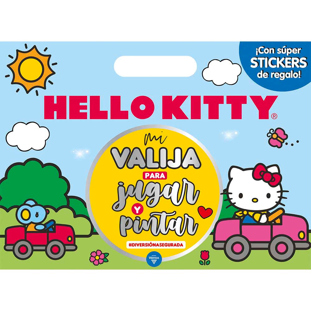 Libro Para Colorear Kitty Mi Valija Para Jugar Editorial Vertice
