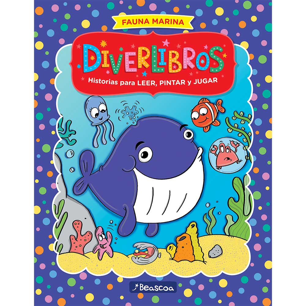 Libro Para Colorear Diverlibros Editorial Beascoa 1 U Surtido