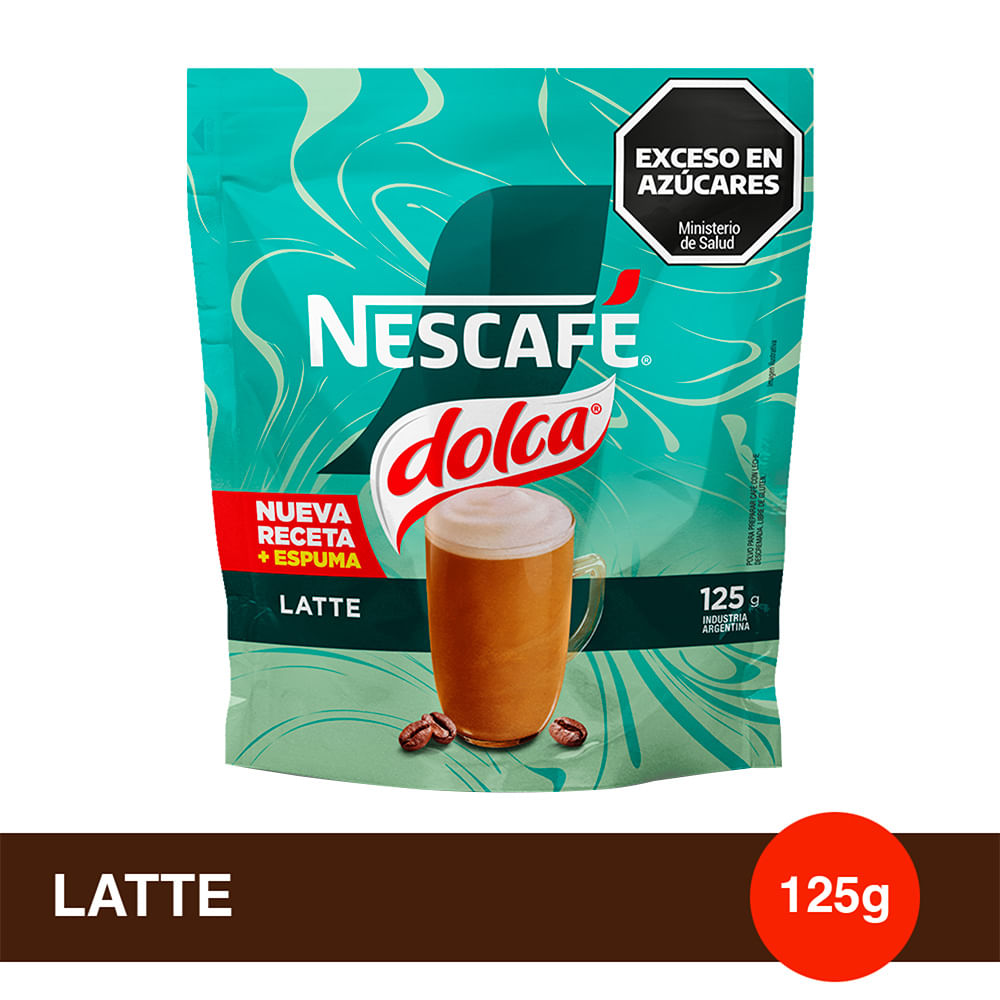Café Instantáneo Nescafé Dolca Mixes Latte - Doypack 125 grs
