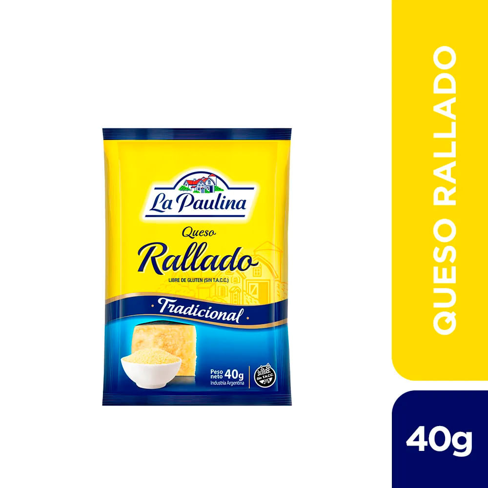 Queso Rallado La Paulina 40 G