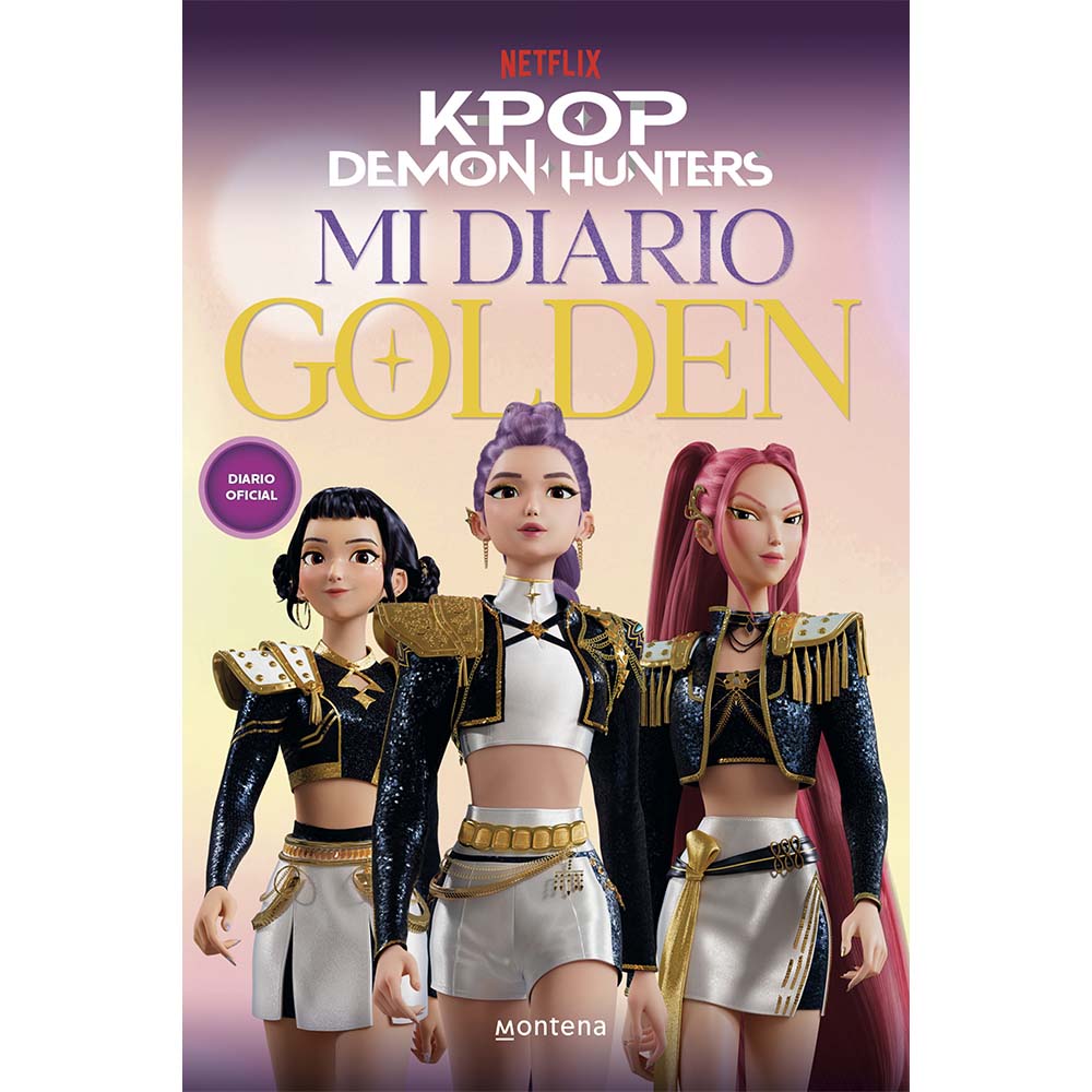 Libro Mi Diario Golden Kpop Demon Hunters Editorial Montena