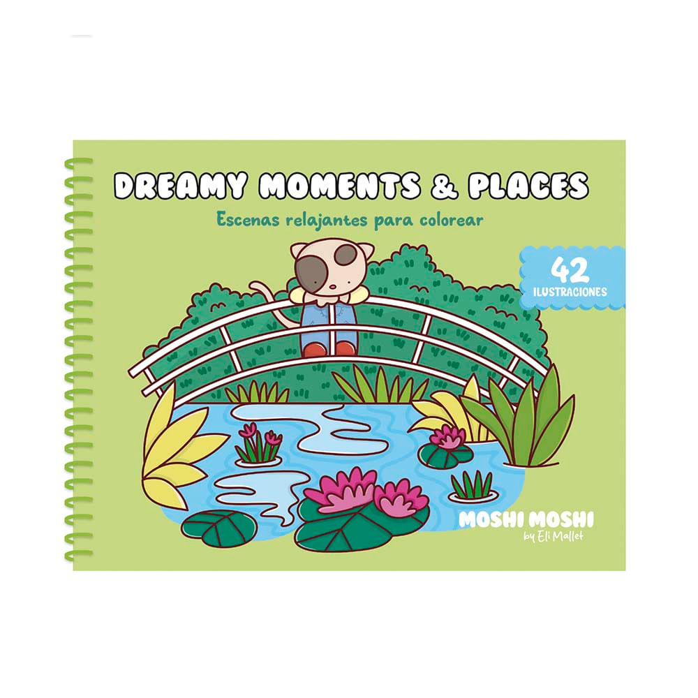 Libro Para Colorear Dreamy Moments & Places Editorial Guadal