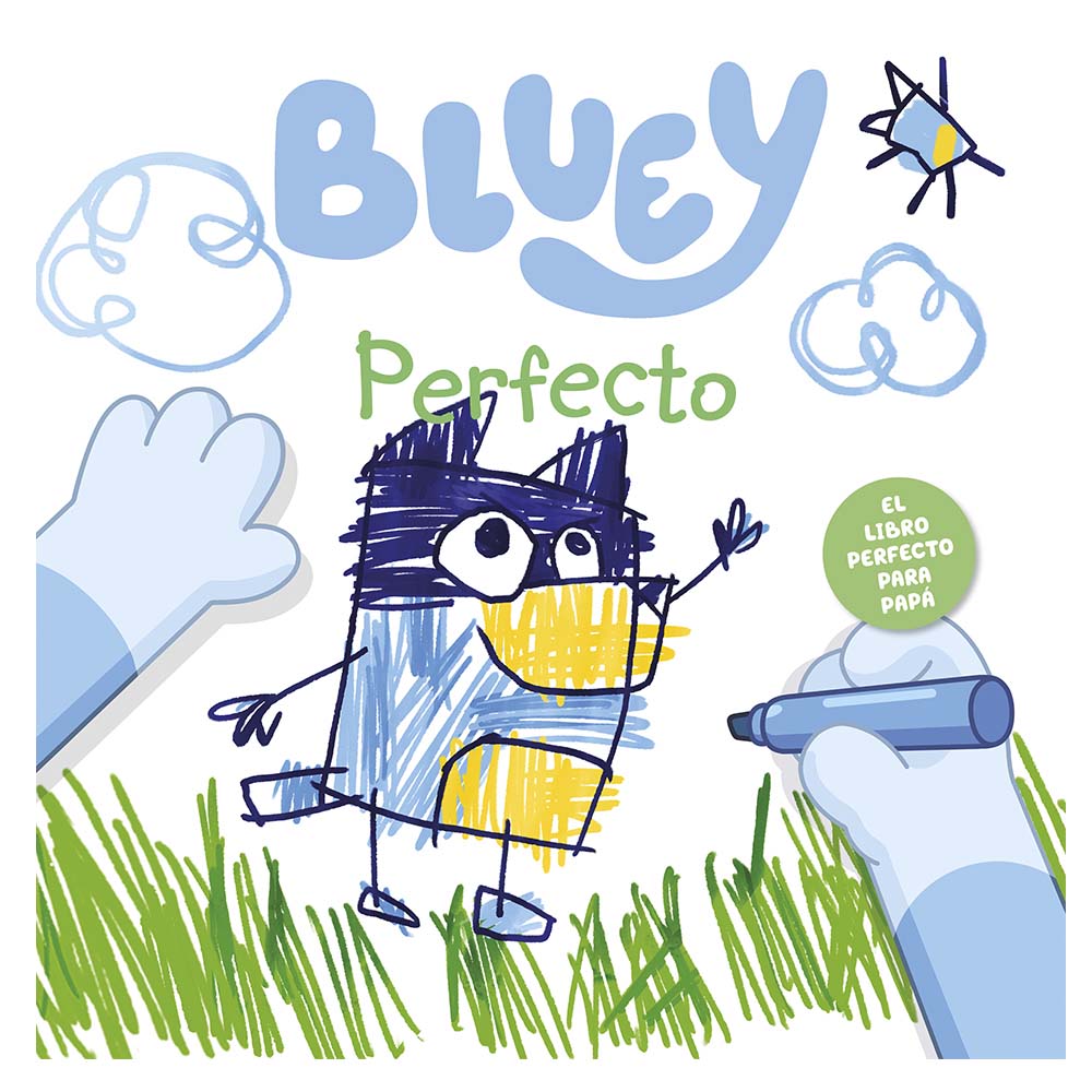 Libro Para Colorear Bluey Perfecto Editorial Altea