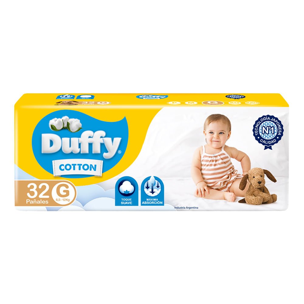 Pañales Duffy talle G 32u